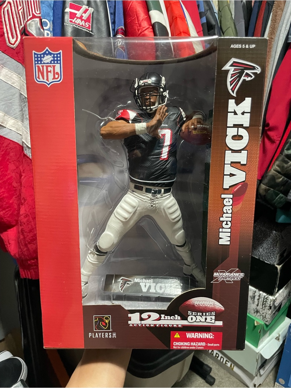 2003 McFarlane NFL Series 1 Michael Vick 12" Deluxe Action Figure - New In Box